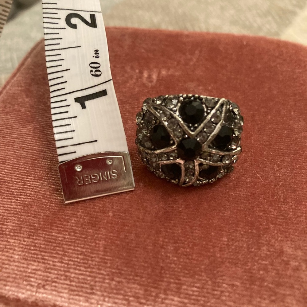 Adjustable black bead starfish ring FREE with PuRCHaSE!!